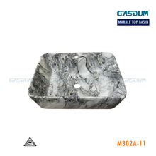 Load image into Gallery viewer, GASDUM™ MARBLE SHET TOP BASIN-M302A
