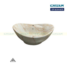 Load image into Gallery viewer, GASDUM™ MARBLE SHET TOP BASIN-M378
