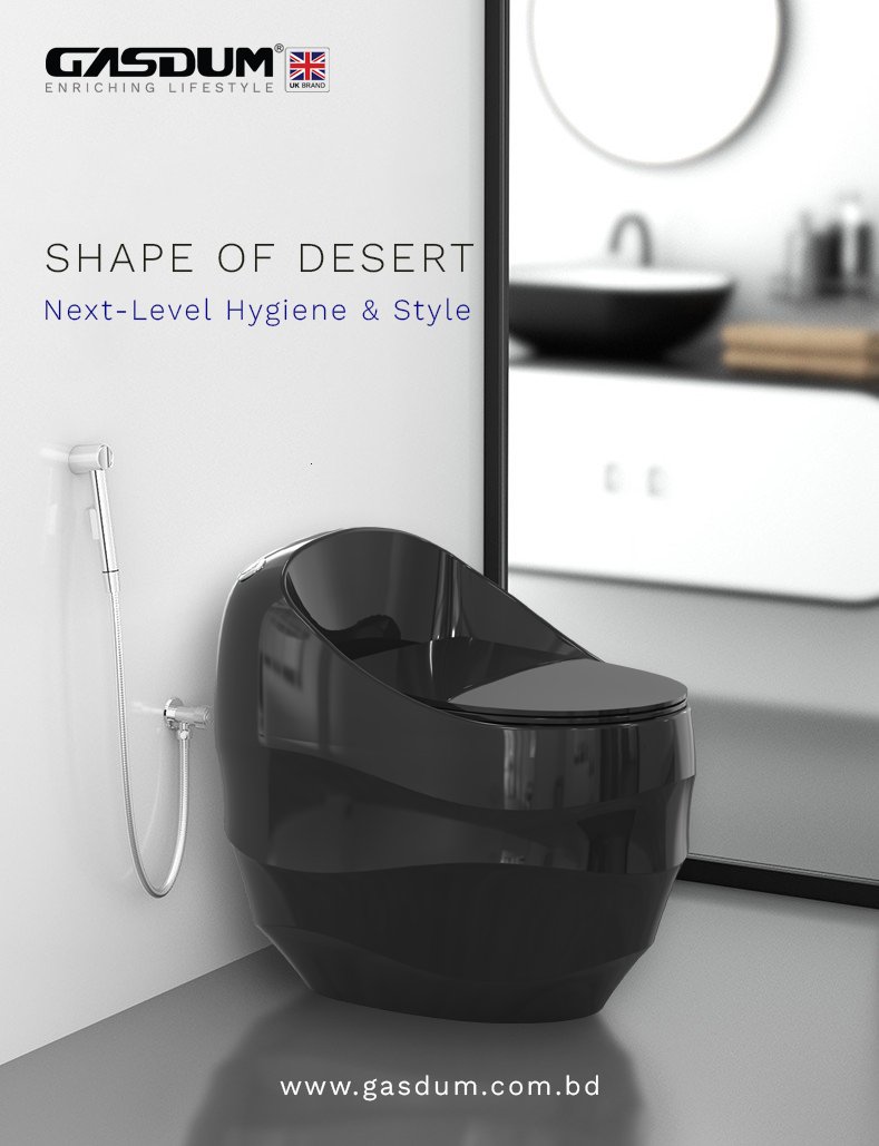 3046 Black Commode