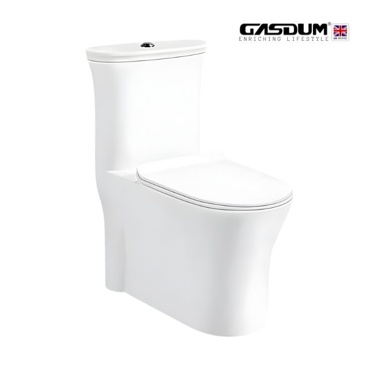 GD-0344 STANDARD DESIGN CERAMIC HIGH COMMODE