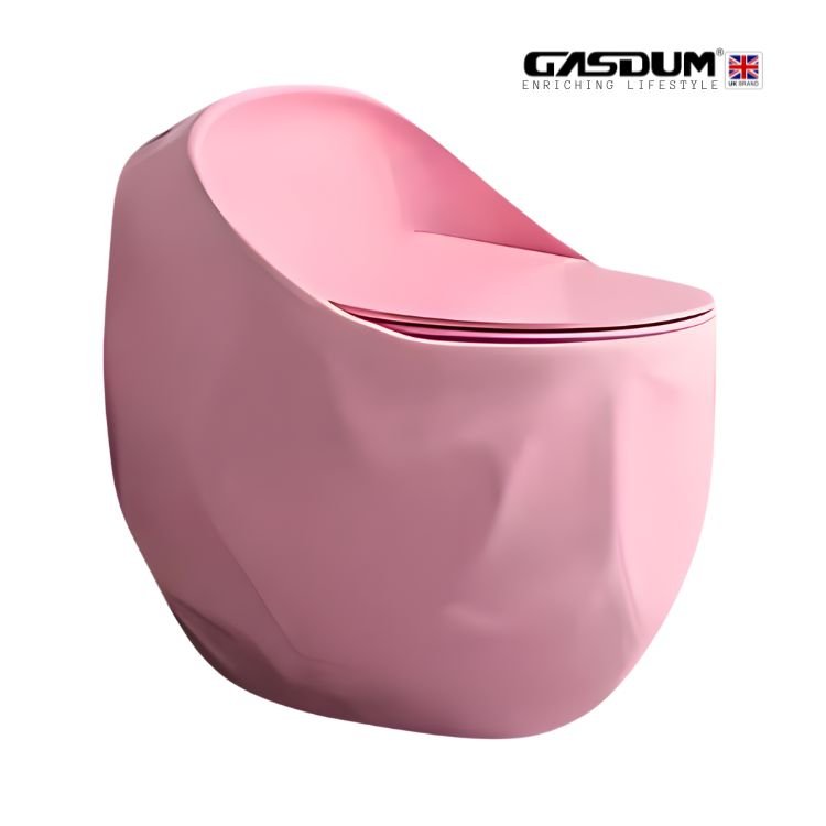 GD-2045-PINK STANDARD DESIGN CERAMIC HIGH COMMODE