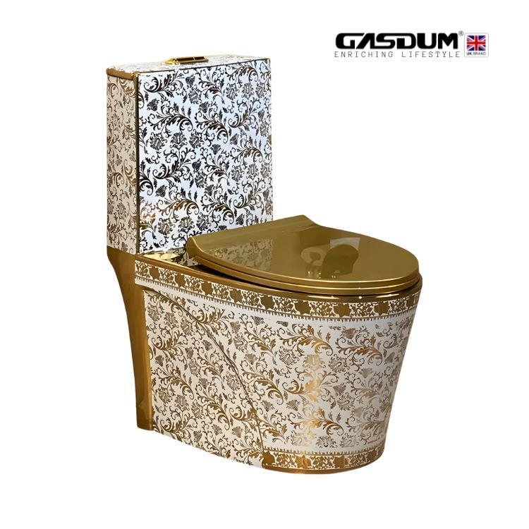GD-0303G CERAMICS COMBISET HIGH COMMODE