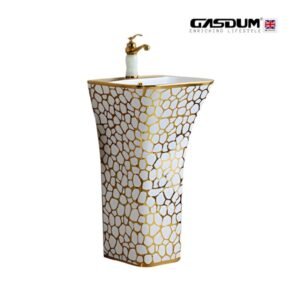 GD-WK9586G NEW COLORFUL DECORATIVE DRUM BASIN