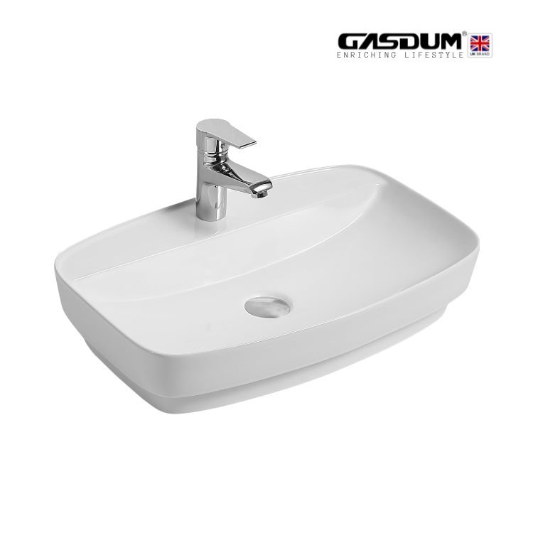 GD-WK9594 ART BASIN HIGH QUALITY COUNTER TOP CERAMIC ROUND SHAPE
