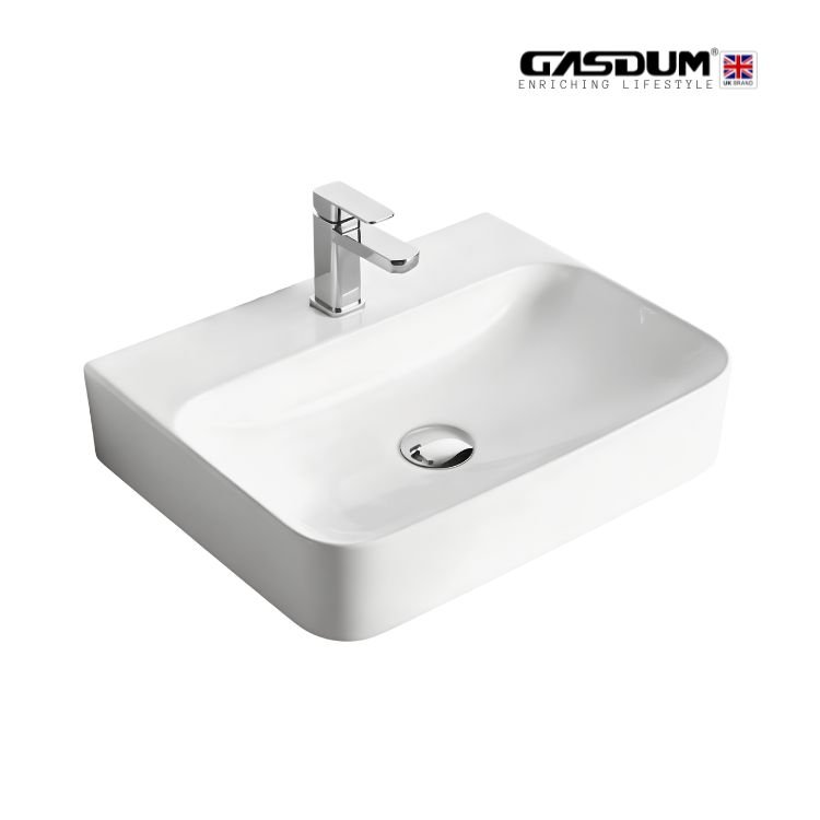 GD-WK9620 ART BASIN HIGH QUALITY COUNTER TOP CERAMIC ROUND SHAPE