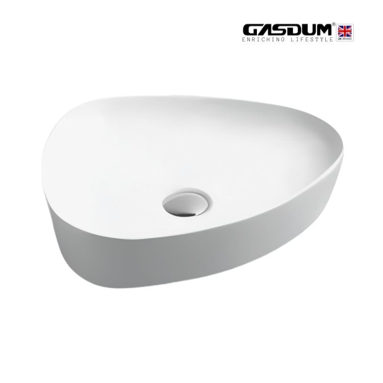 GD-WK9654 ART BASIN HIGH QUALITY COUNTER TOP CERAMIC ROUND SHAPE