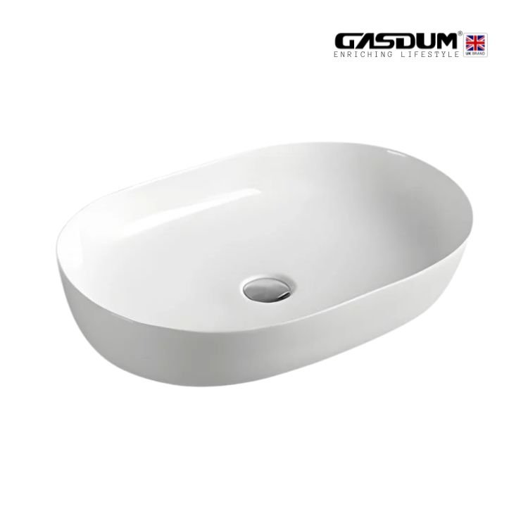 GD-WK9740 ART BASIN HIGH QUALITY COUNTER TOP CERAMIC ROUND SHAPE