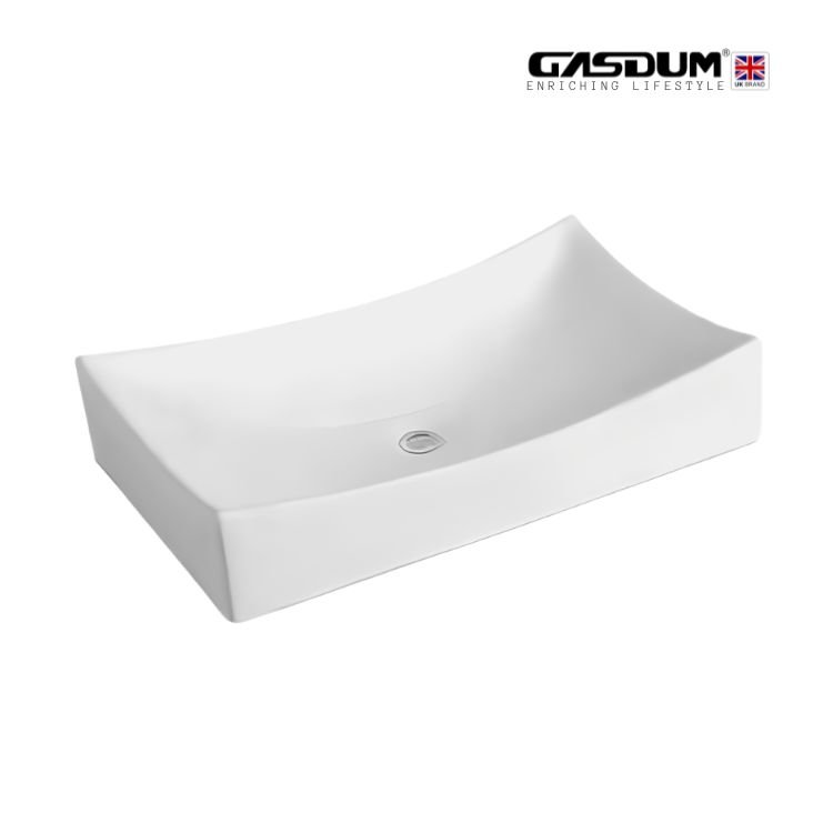 GD-WK9842 ART BASIN HIGH QUALITY COUNTER TOP CERAMIC ROUND SHAPE