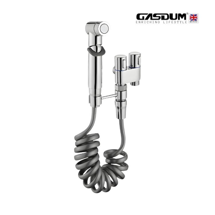 GD-313 PREMIUM TWO IN ONE COMMODE PUSH SHOWER