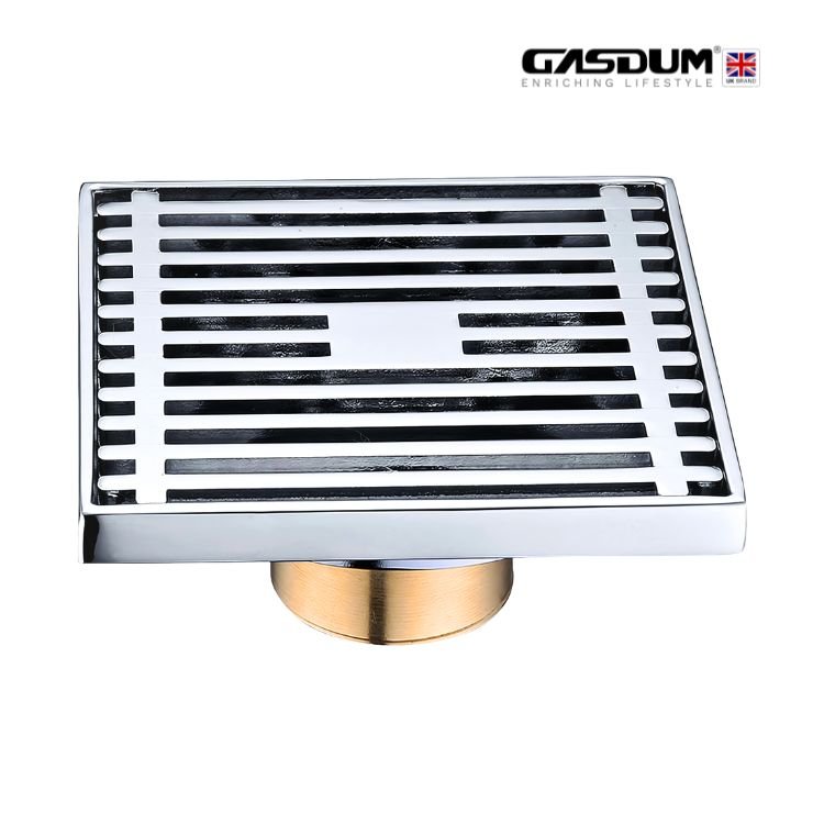 GD-1063 5'' PREMIUM STAINLESS STEEL BATHROOM FLOOR DRAIN