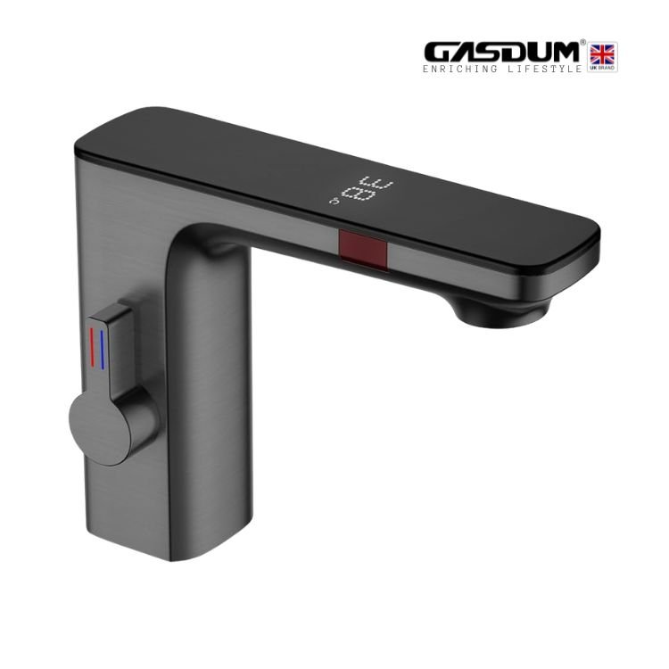 GD-7003 PREMIUM BASIN MIXER GUN BLACK AUTO SENSOR