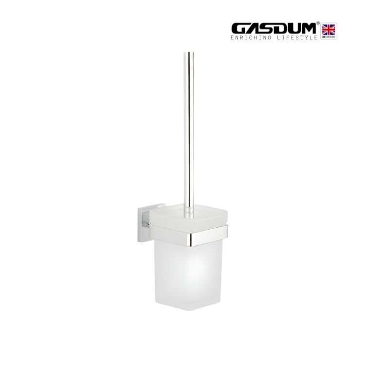 GD-7588 PREMIUM CHROME TOILET BRUSH HOLDER