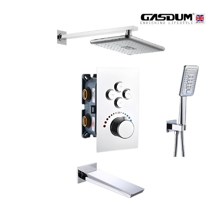 GD-8041 1/2” PREMIUM SHOWER MIXER CHROME