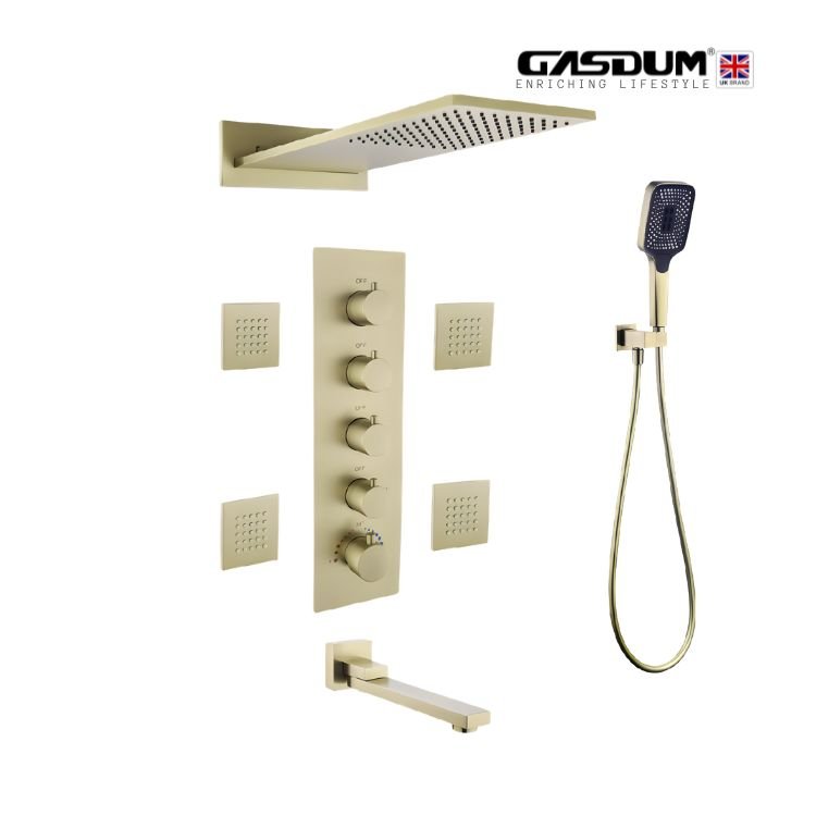 GD-8044 PREMIUM SHOWER MIXER GOLDEN